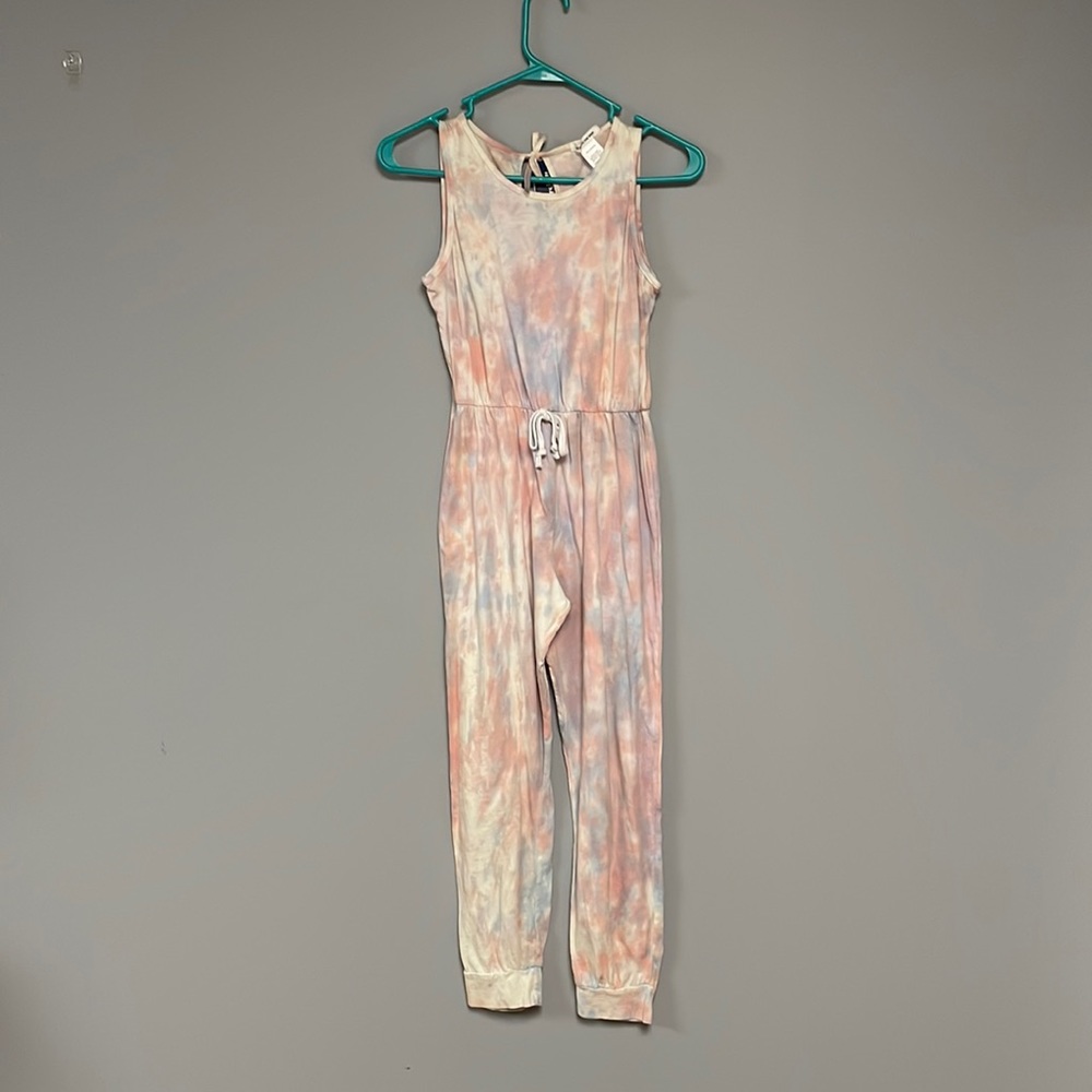NWT tank jumpsuit tie die